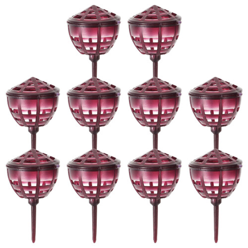10pcs plastic gardening fertilizer boxes with covers