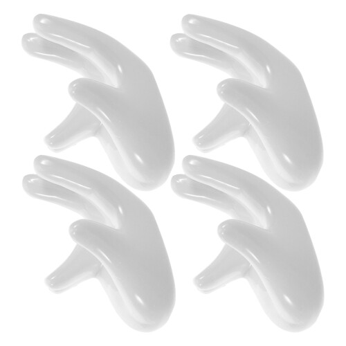 4 pezzi portauovo in a forma mano, design