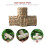 Durable Grass Hamster Tunnel Toy for Small Pets 6