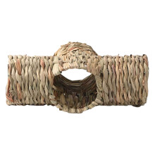Durable Grass Hamster Tunnel Toy for Small Pets