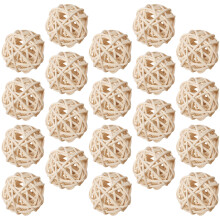 20St Khaki Wicker Rattan Balls Aromatherapie Home Decor Vaasvulling