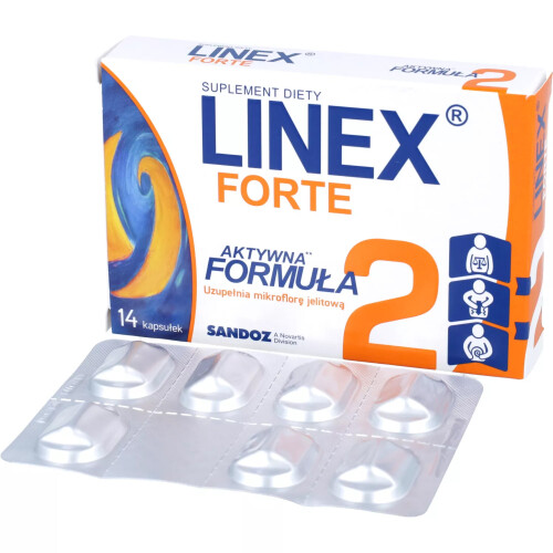 Linex Forte 56x SANDOZ Multilac Sanprobi Dicoflor Probiotic 1