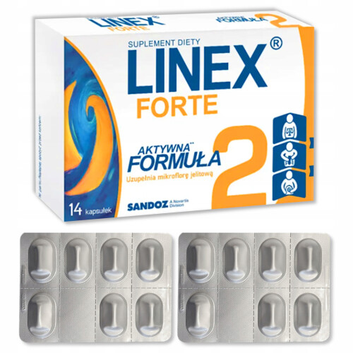 Linex Forte 56x SANDOZ Multilac Sanprobi Dicoflor Probiotic 2