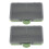 2Pcs Angelhaken Köder Gadget Box Mini PP 1