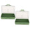 2Pcs Angelhaken Köder Gadget Box Mini PP 2