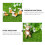 6 unid. artificial simulado para mini paisagismo (verde) 11
