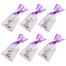 1Conjunto Sachets Lavanda Em Algodão Roxo Para Perfumar Armários