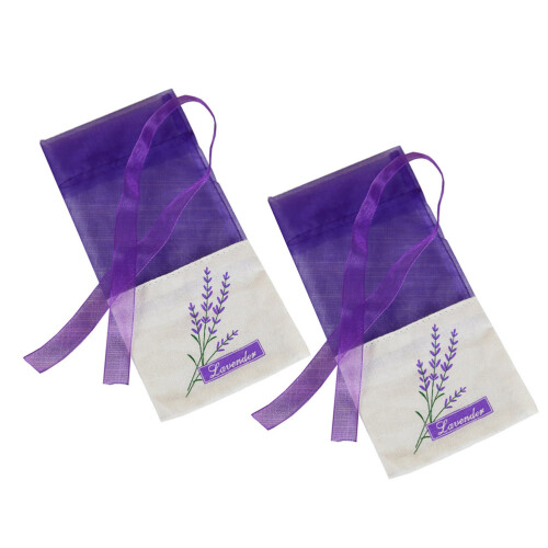 20 saquinhos vazios com de flores e lavanda perfumada