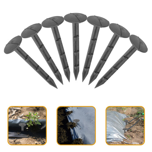 30 Gartenpfähle Erdnägel Gartenanker Bodentuch 2