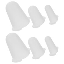 6 stuks siliconen hoessle voor cakeversiering en spuitzakbescherming