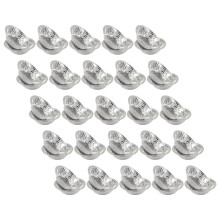 300 stuks aluminiumfolie eitartvormen, taartenbakvormen, cakevormpjes
