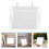 1 langlebiges -desktop-stehalbum, mini-album transparent 5