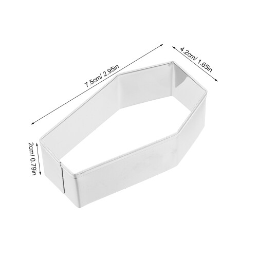 5 Keks Backform Edelstahlform Keksform Backform 1