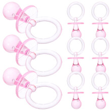 12 baby-flaschenhalter tischstreuer hänge- babyparty