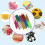 100 farbiger glitzerpulver-klebestift, umweltfreundlich 4