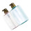 2 Pcs 600Ml Refillable Plastic Pump Bottles For Shower Gel Shampoo 3