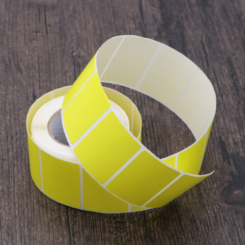 thermotransfer-etikettendruckerpapier, selbstklebend, blanko, 2