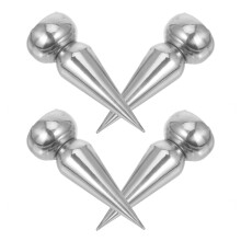 4 . remates inoxidable con plásticas para vallas