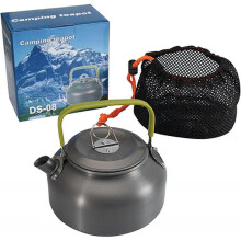 Outdoor Camping Hiking Kettle Coffee Pot 0.8L Aluminum Portable Teapot Kettle