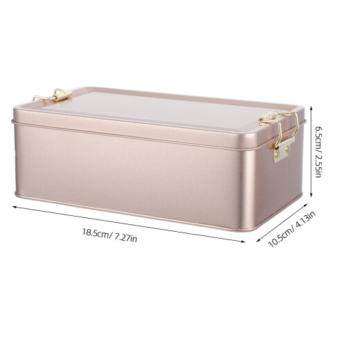 metal rectangular con para galletas y pasteles piña 1