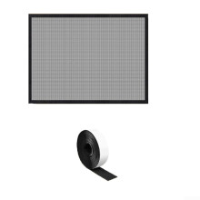 Safety PVC Mesh Fireplace Cover 29x40 Inch, Kid And Pet Friendly Fireplace Screen, Strong Grip