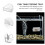 4 pièces distributeur aquarium, crevettes, avec ventouse 7