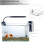 4 pièces distributeur aquarium, crevettes, avec ventouse 10
