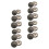 30Pcs Copper Retro Jean Coat Decorative Buttons 11