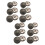 30Pcs Copper Retro Jean Coat Decorative Buttons 8