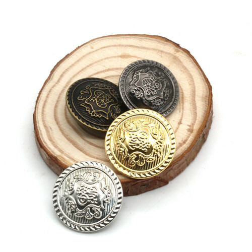 30Pcs Copper Retro Jean Coat Decorative Buttons 1