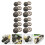 30Pcs Copper Retro Jean Coat Decorative Buttons 7