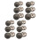 30Pcs Copper Retro Jean Coat Decorative Buttons 10