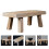 Creative Wooden Stool Sculpture Handcrafted Display Base 10