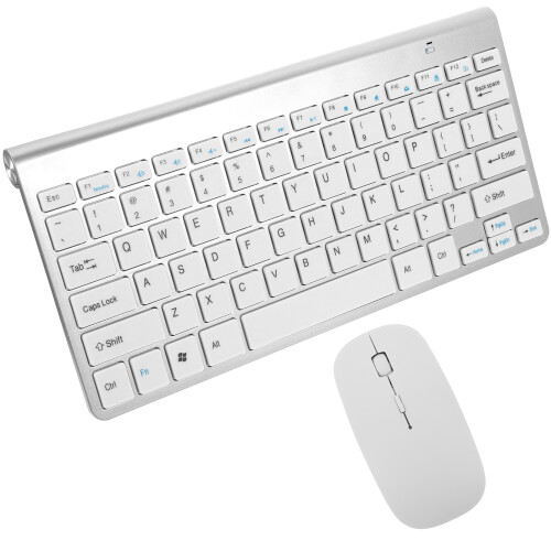Wireless Keyboard Mouse Combo Plug And Play Multimedia Pc Set 2