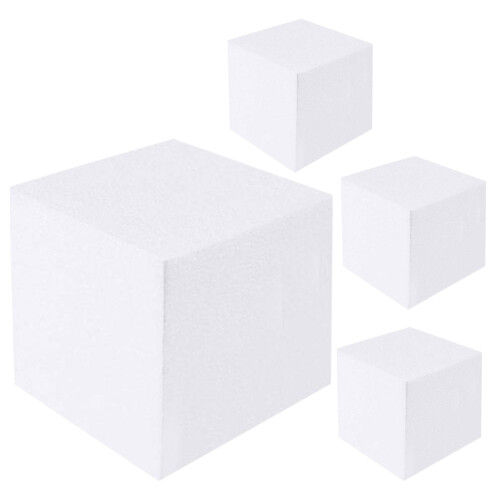 4Pcs Creative Shaped Foam Cake Models Multi-Function Gathering Dummies