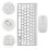 Wireless Keyboard Mouse Combo Plug And Play Multimedia Pc Set 4