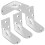 4Pcs Wall Mounted Fire Extinguisher Bracket Iron Holder 11