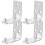 4Pcs Wall Mounted Fire Extinguisher Bracket Iron Holder 10