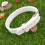 solid color silicone wristband simple bracelet for kids white 11