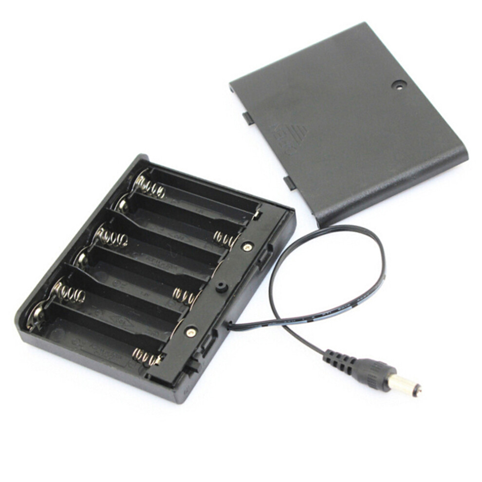 6 Aa Battery Holder With 9V Case Wire Leads And On Off Switch 3322069110924