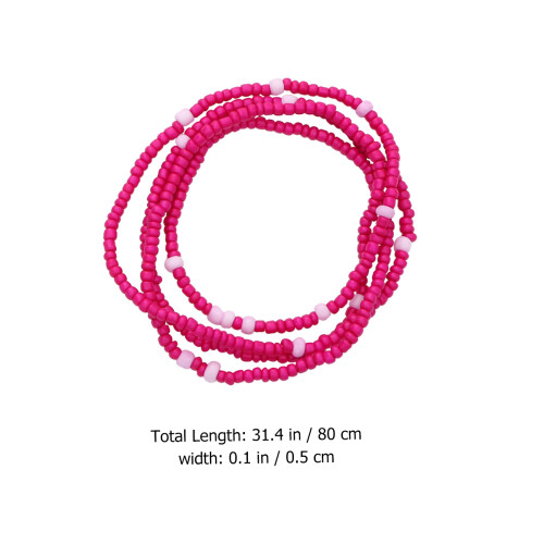 Waist Chains Handgemachte Perlen Bauchschmuck Für Rosafarben 1