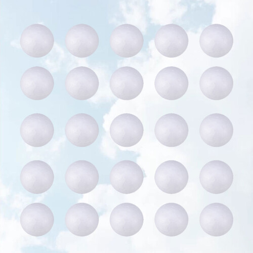 100pcs solid polystyrene balls for diy wedding decoration 1