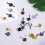 200 Pcs Metal Cone Studs For Diy Craft Purse Making 10