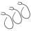 3pcs stethoscope extension tubing replacement supply 8