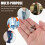 10pcs detachable replacement jeans button alloy fasteners 9