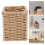 Panier Beige Porte-Stylos Et Accessoires De 7
