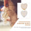 20pcs Heart Shaped Earring Safety Backs Silicone Earring Backs Stopper 7