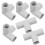 6Pcs Game Fence Connectors Pipe Fitting Replacement 1