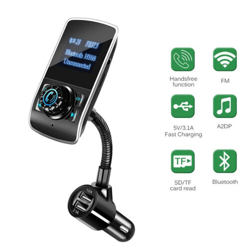 Wireless Car With Built-In Microphone Hand-Free Calling 1