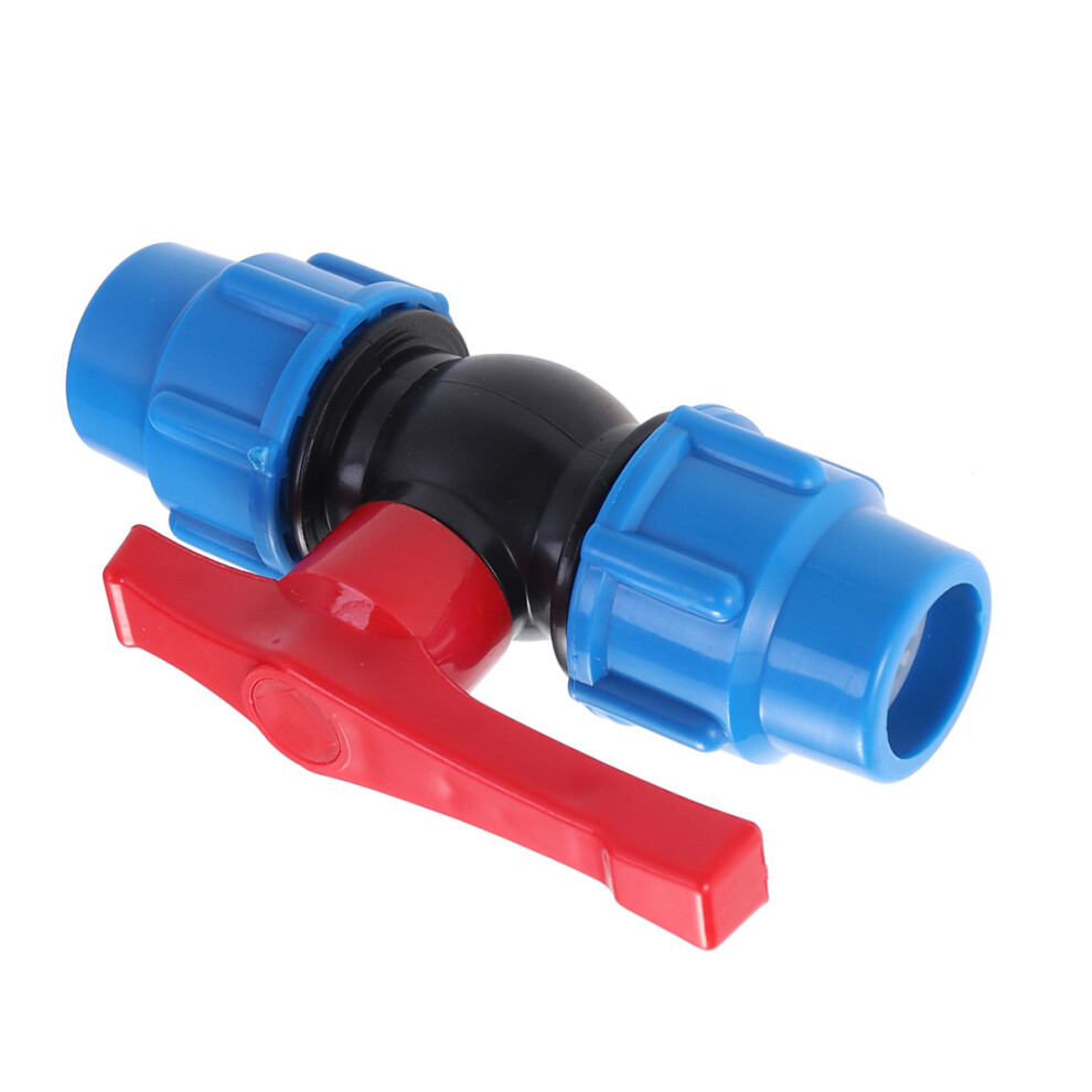 2 Pcs 3/4 Inch Pe Thread Ball Shutoff For Aquarium Fish Tank Flow 3322809684838